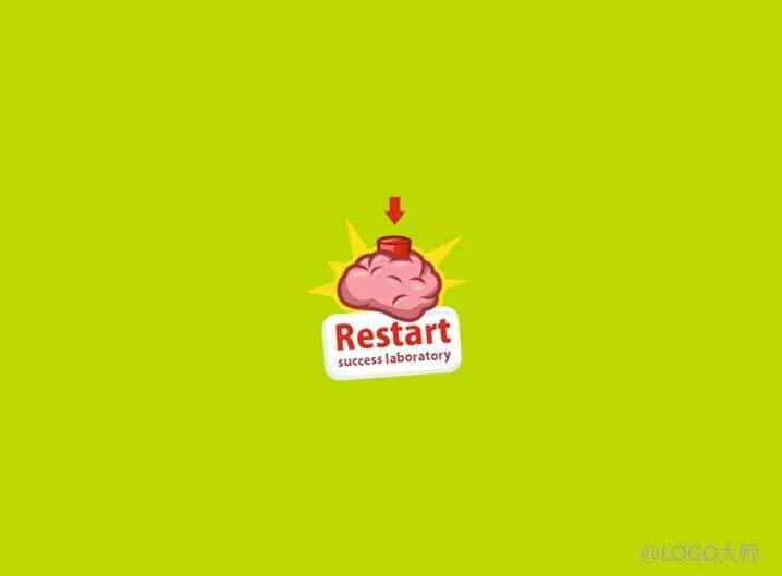 大脑元素创意LOGO设计欣赏！-广告人干货库