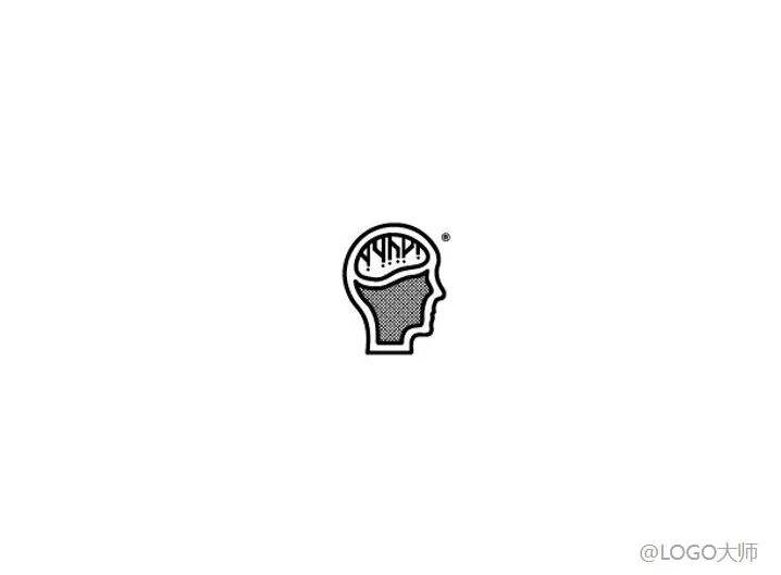 大脑元素创意LOGO设计欣赏！-广告人干货库