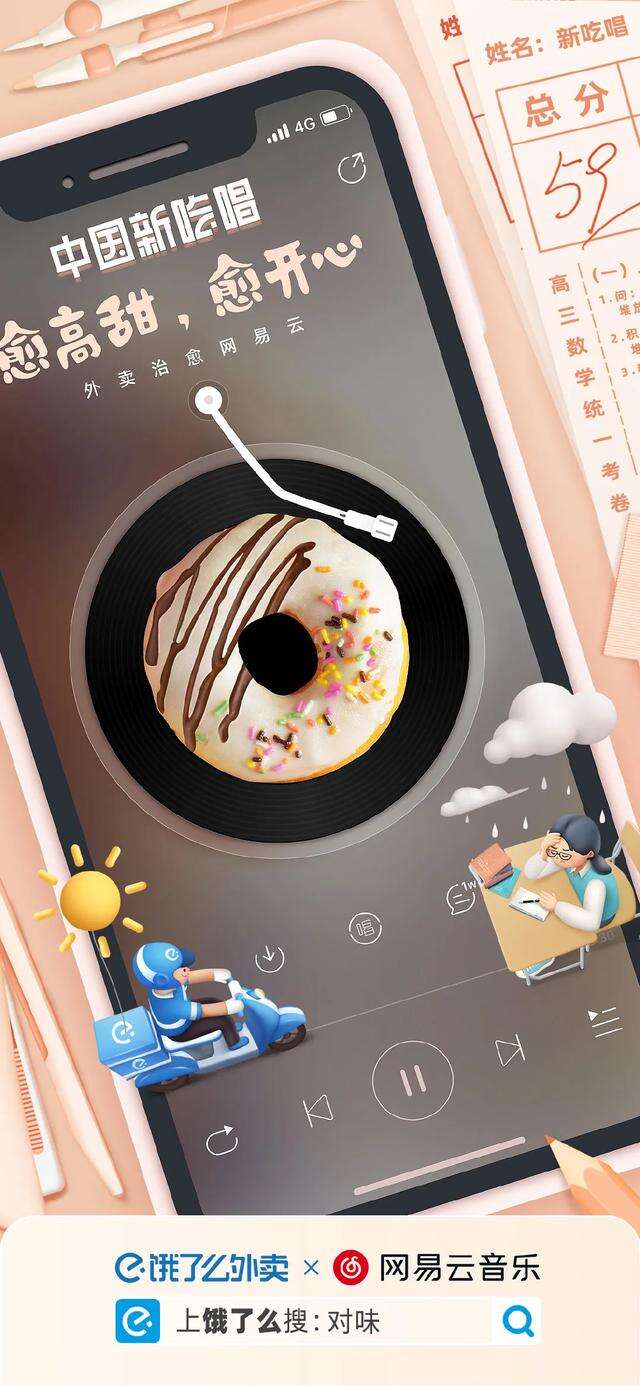 广告人干货库 网易云跨界饿了么,这波合作太对味了-广告人干货库