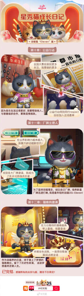 天猫为星秀猫定制偶像漫画。-广告人干货库