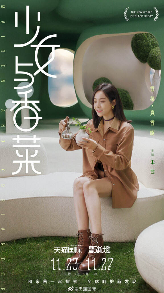 天猫国际携手宋茜探寻黑五新大陆。-广告人干货库