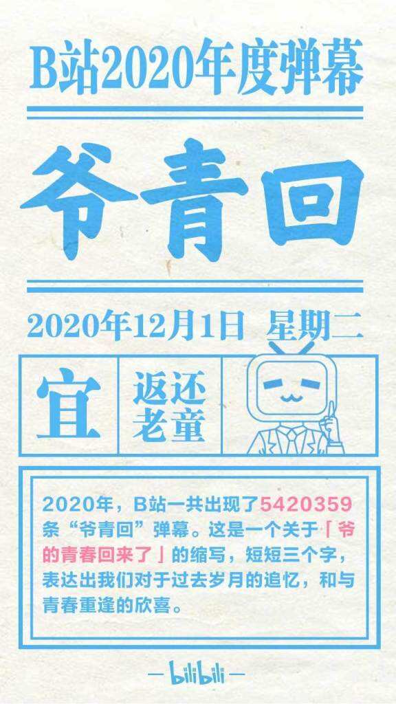 哔哩哔哩年度弹幕正式揭晓。-广告人干货库