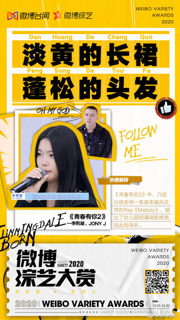 盘点了数百档综艺，微博综艺揭晓2020年「十二大综艺热梗」。-广告人干货库
