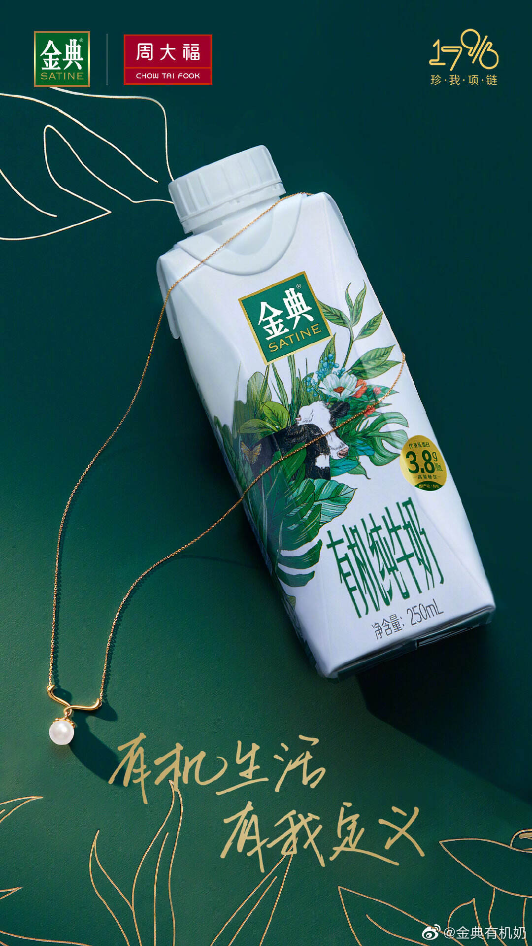 周大福 × 金典携手金晨打造「珍我」项链礼盒-广告人干货库