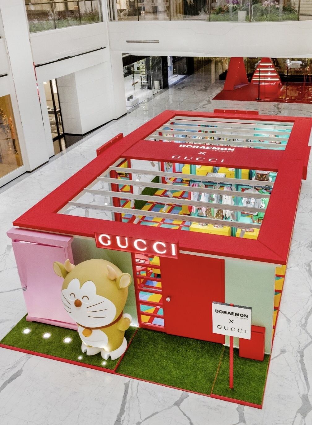 哆啦 A 梦变身 Gucci 可爱牛宝宝-广告人干货库