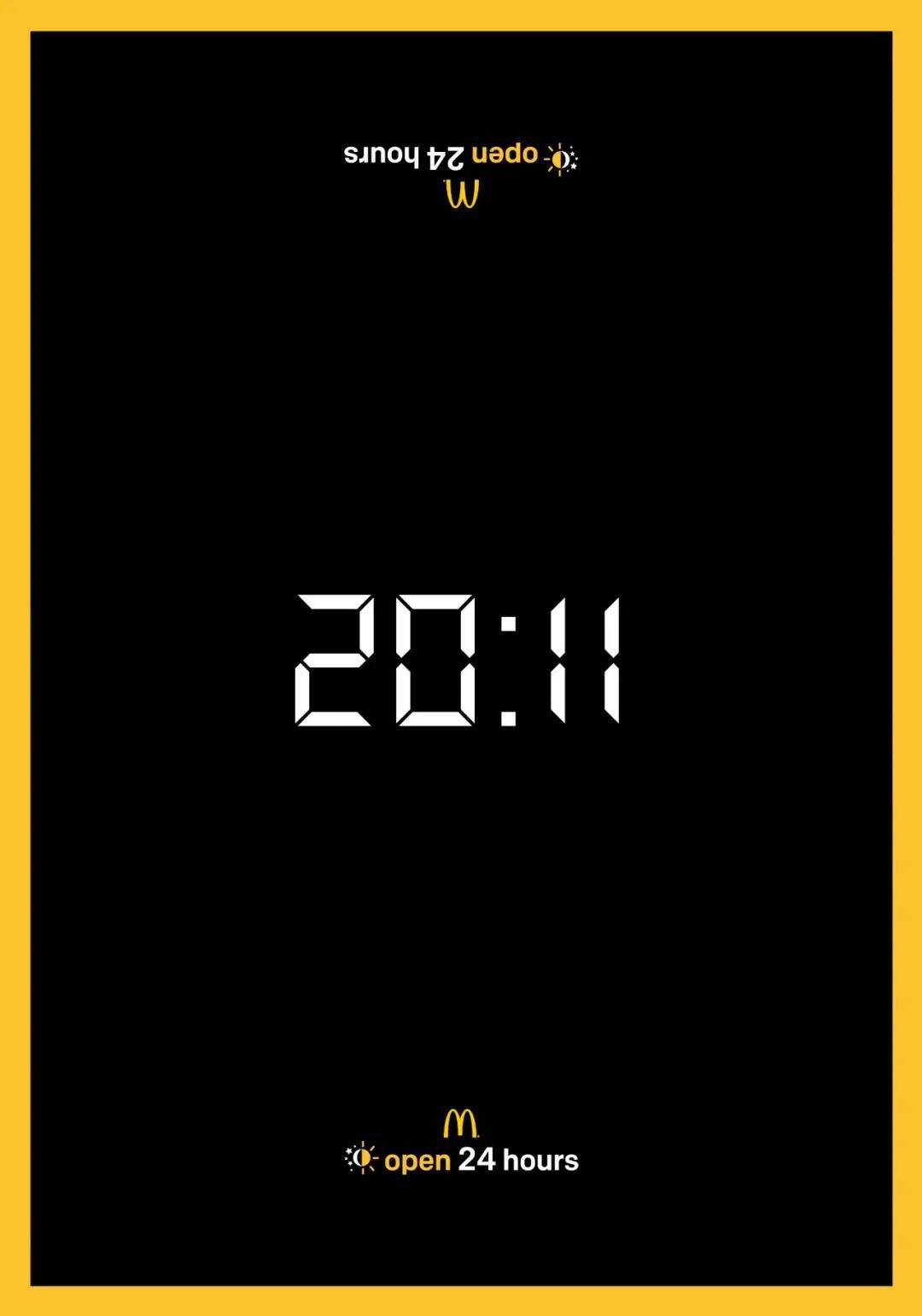 广告人干货库 从麦当劳Open late系列海报,聊什么叫大创意-广告人干货库