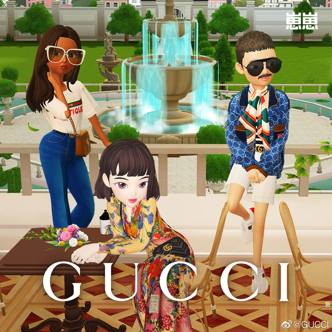 Gucci × Zepeto 邀你入住梦幻别墅-广告人干货库