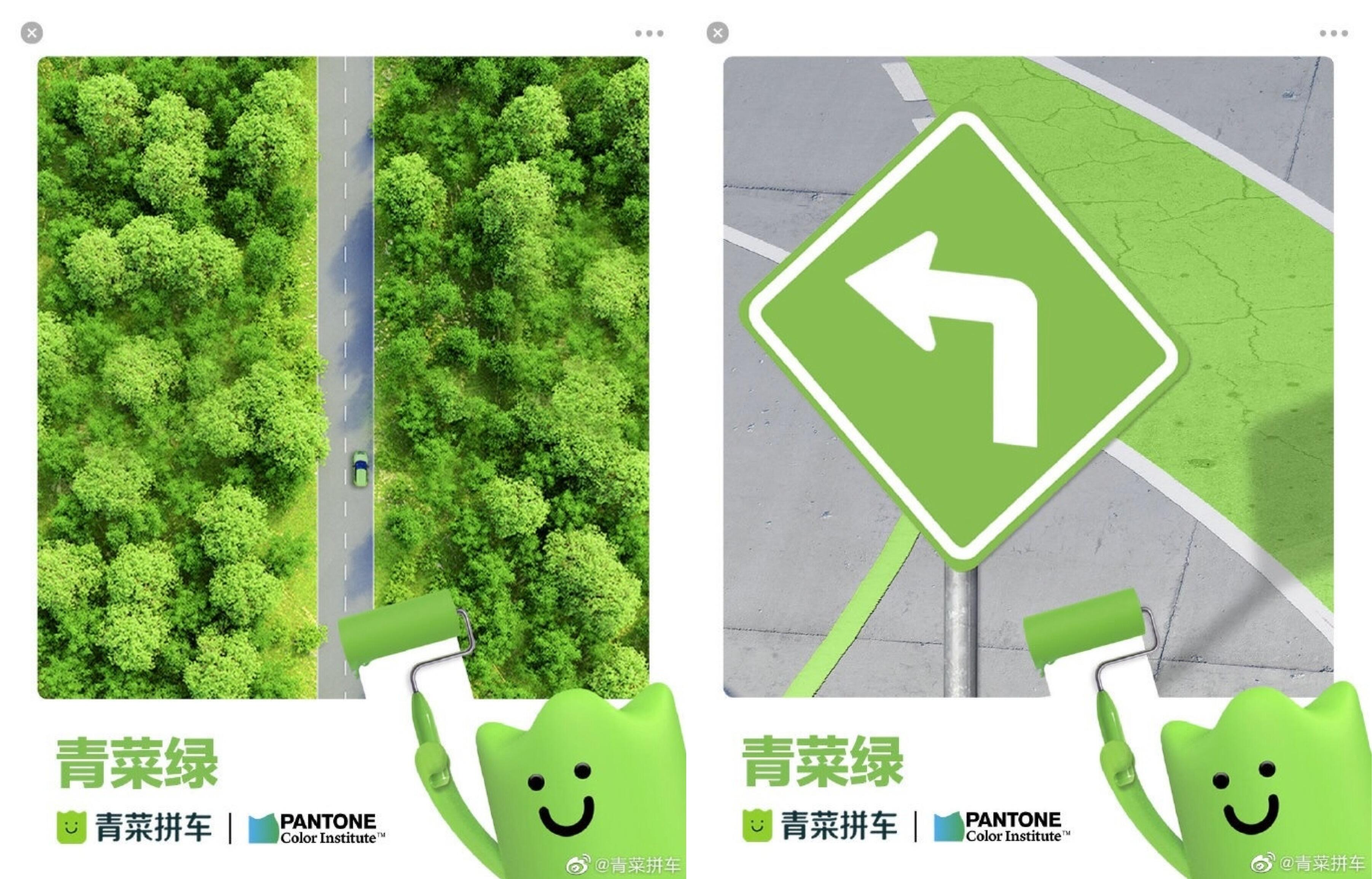 青菜拼车 × Pantone 联合发布环保品牌色-广告人干货库