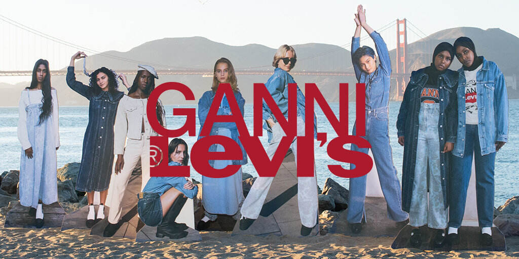 Levis × GANNI 打造活泼复古系列-广告人干货库