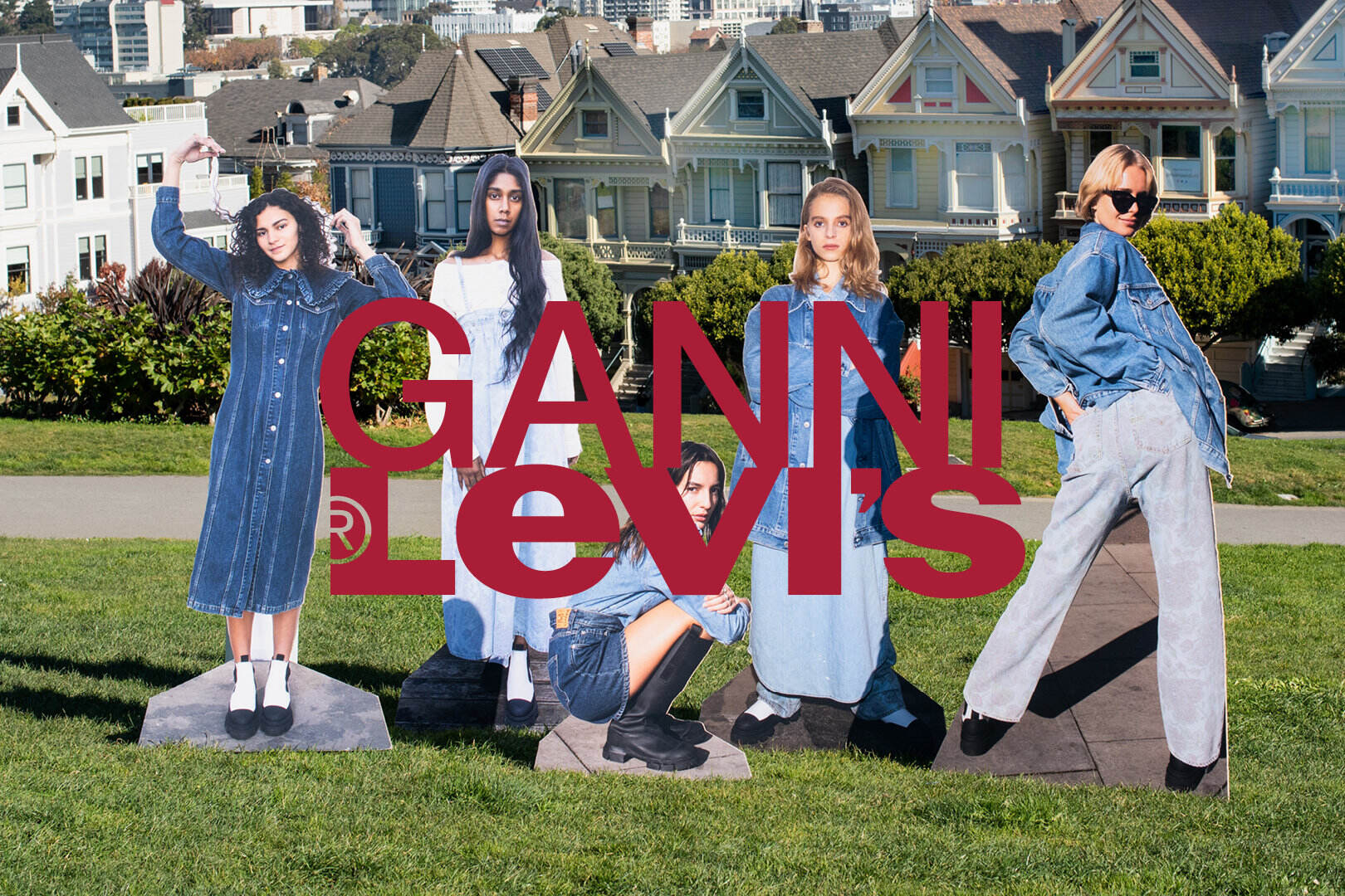 Levis × GANNI 打造活泼复古系列-广告人干货库