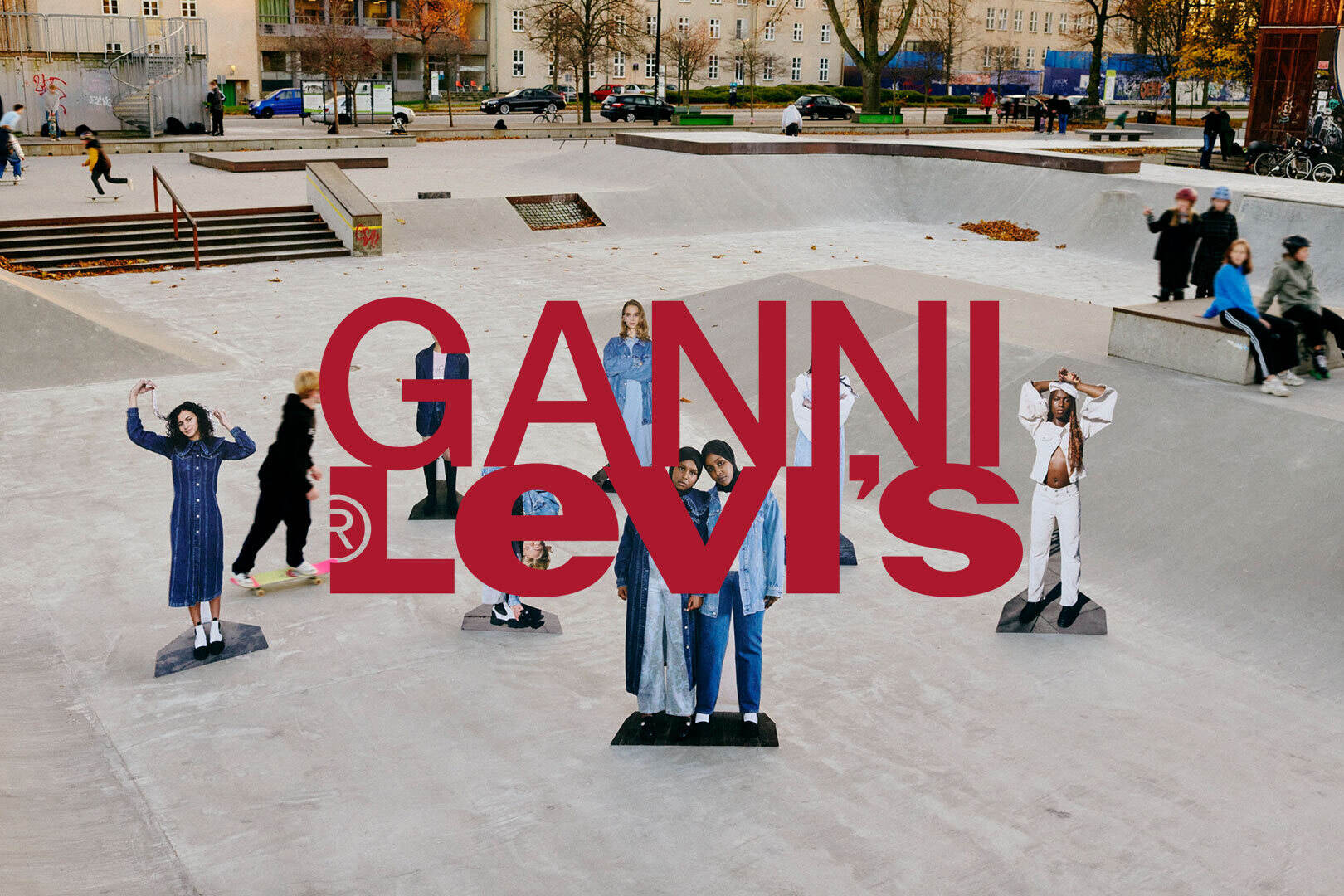 Levis × GANNI 打造活泼复古系列-广告人干货库