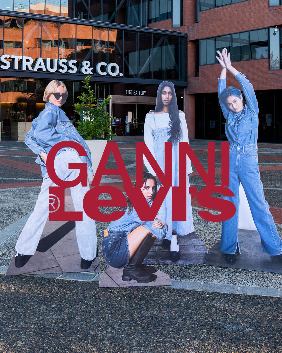 Levis × GANNI 打造活泼复古系列-广告人干货库