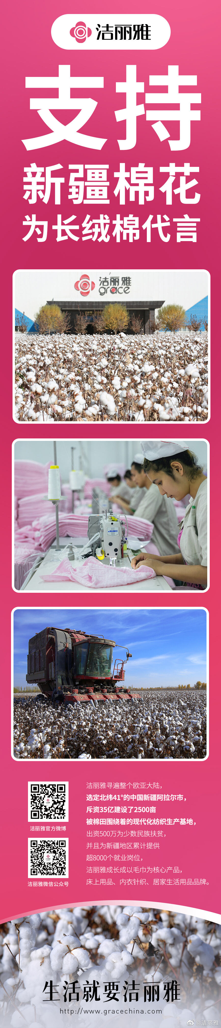 洁丽雅为新疆棉花代言-广告人干货库