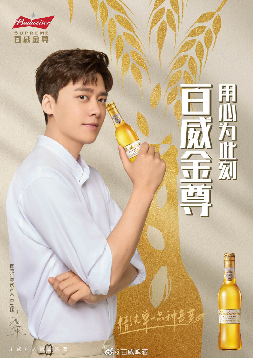 李易峰代言百威金尊-广告人干货库