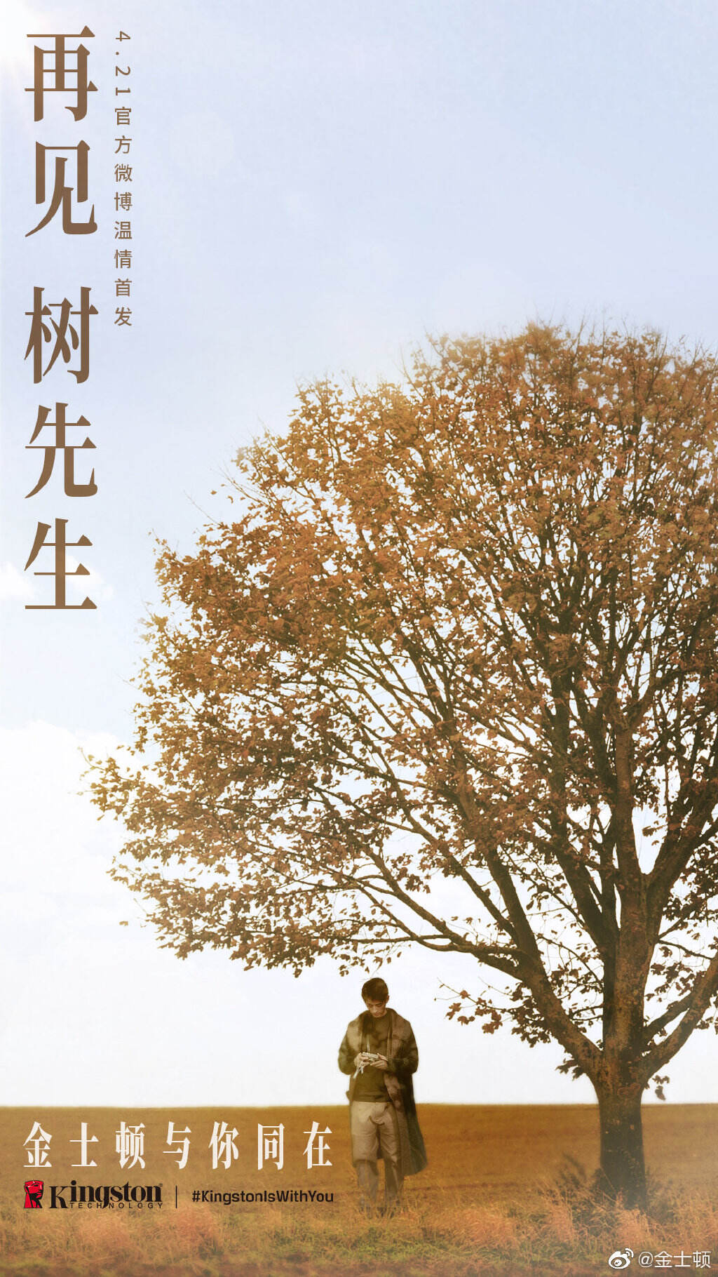 广告人干货库 金士顿发布品牌温暖影片《再见树先生》-广告人干货库
