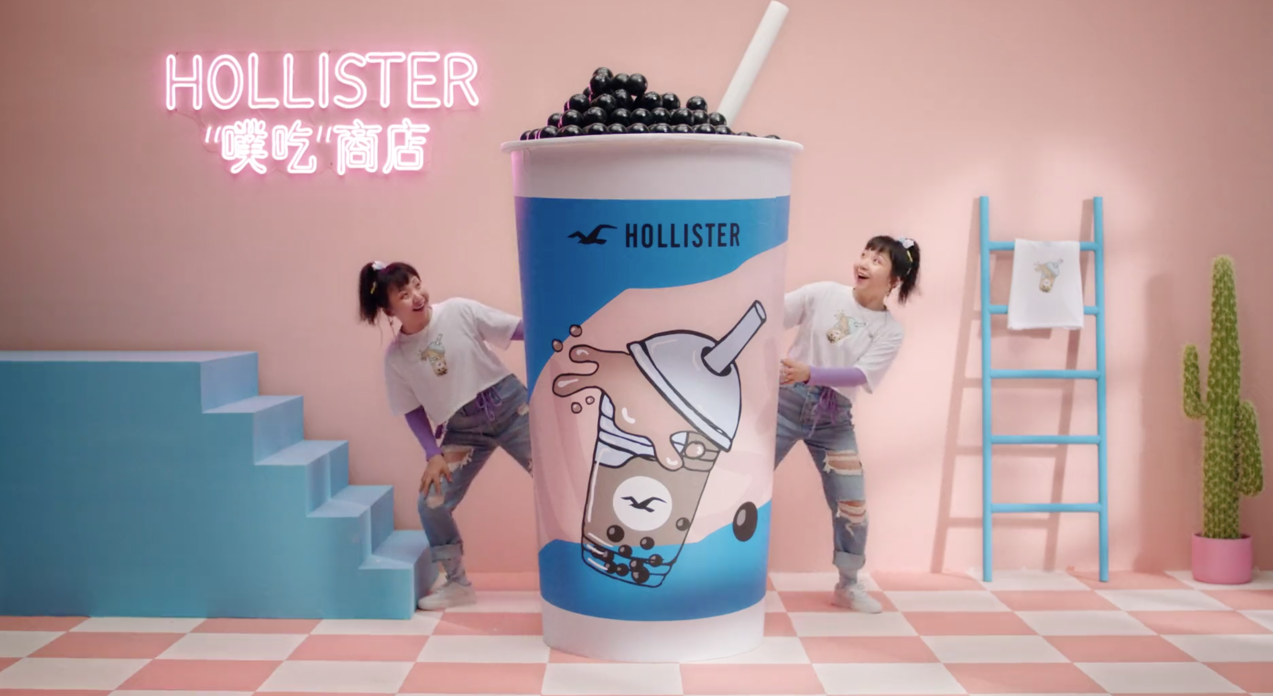 Hollister 携辣目洋子传递快乐秘密-广告人干货库