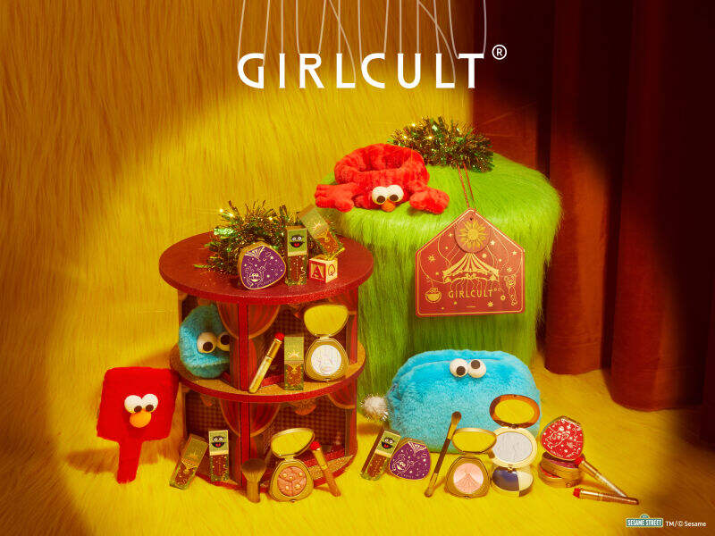 Girlcult 联手芝麻街推出「芝麻剧场」系列彩妆-广告人干货库