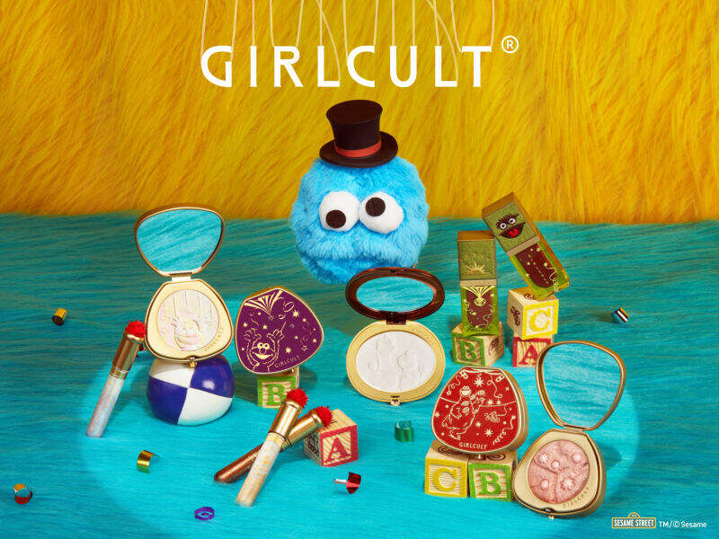 广告人干货库 Girlcult 联手芝麻街推出「芝麻剧场」系列彩妆-广告人干货库