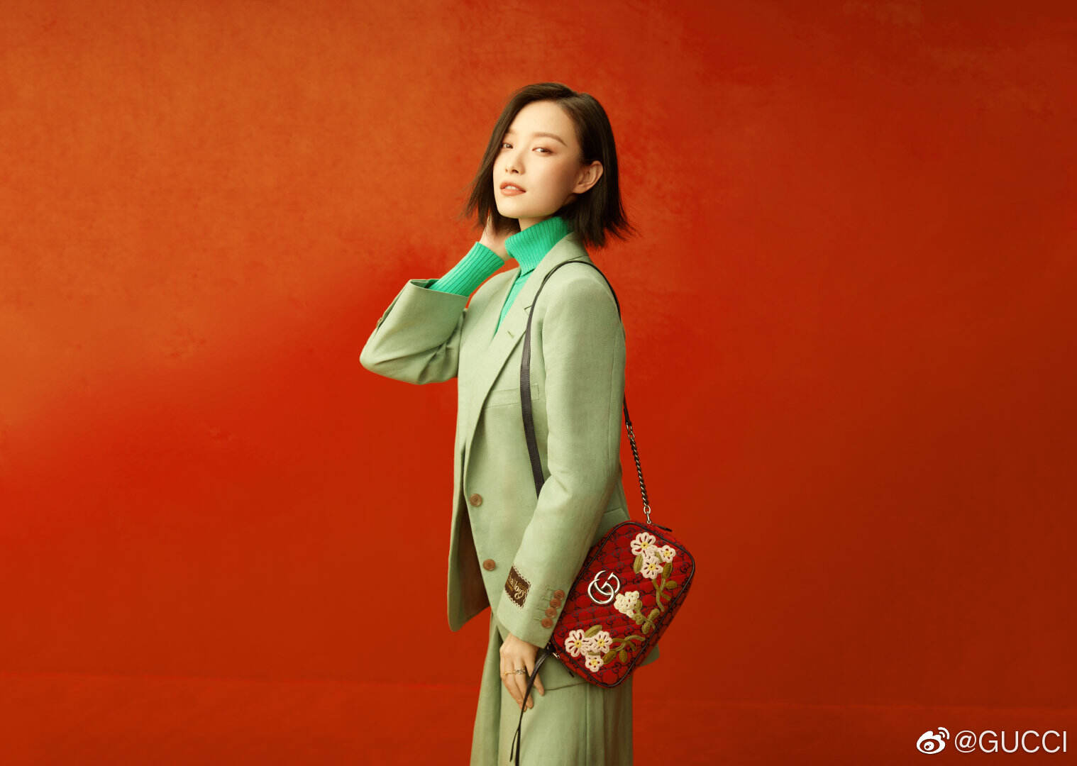 Gucci 与倪妮、鹿晗演绎 520 视觉创意片-广告人干货库