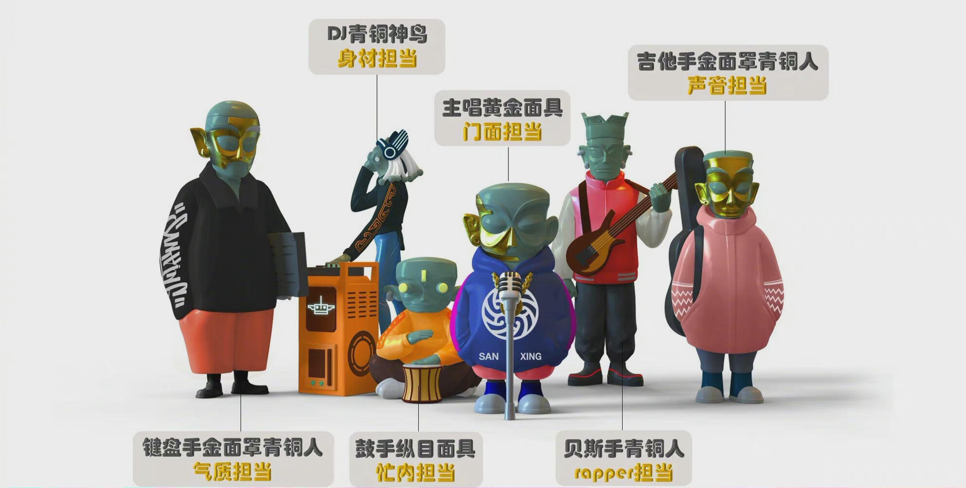 三星堆摇滚盲盒让传统也「叛逆」-广告人干货库