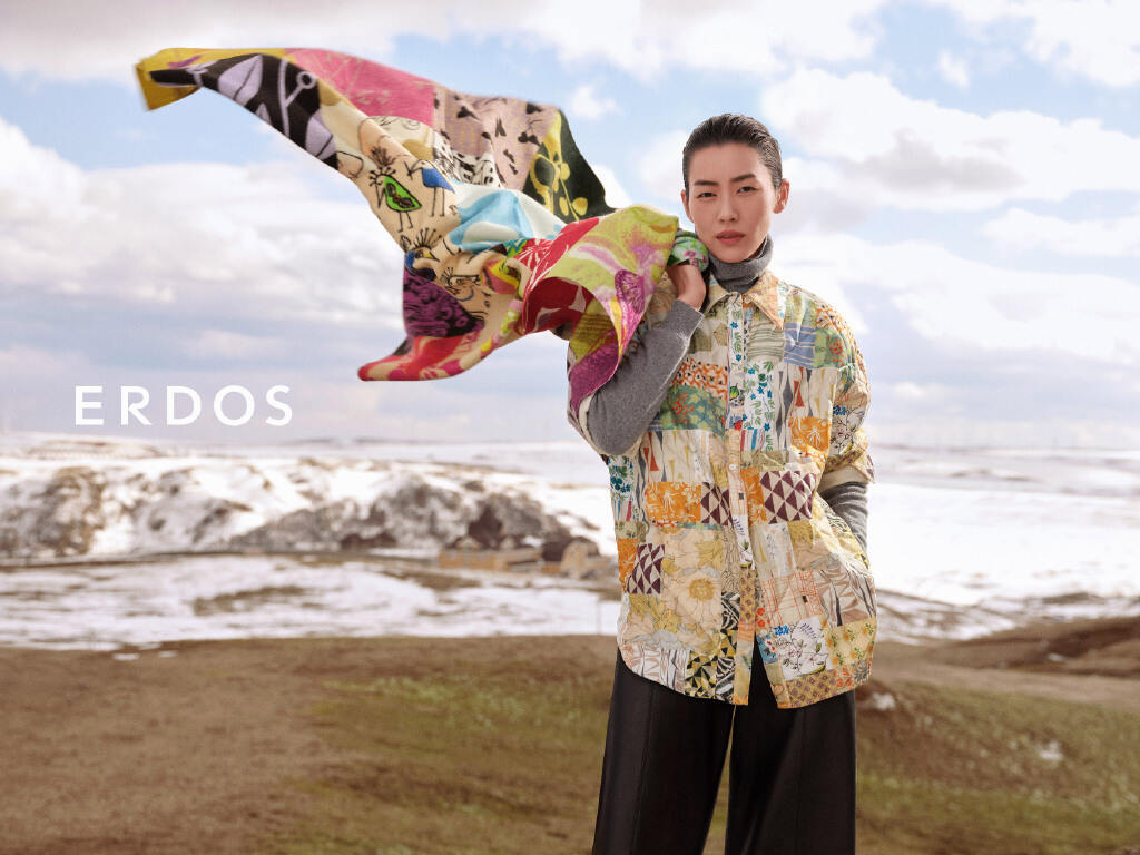 ERDOS 和刘雯在潦烈北风中演绎秋冬系列-广告人干货库