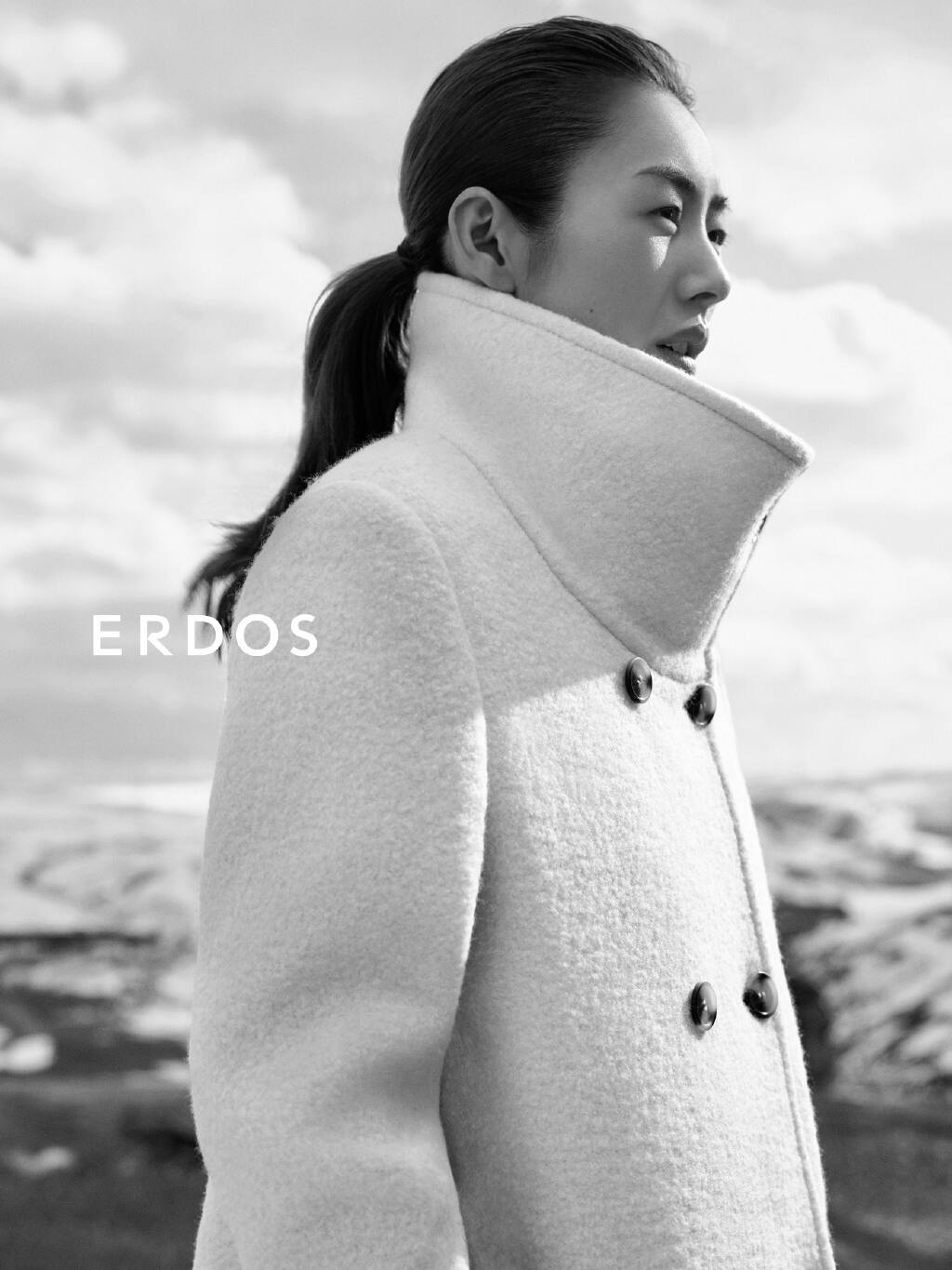 ERDOS 和刘雯在潦烈北风中演绎秋冬系列-广告人干货库