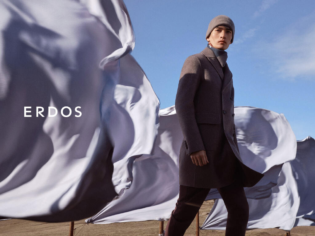 ERDOS 和刘雯在潦烈北风中演绎秋冬系列-广告人干货库