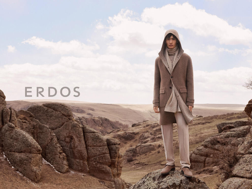 ERDOS 和刘雯在潦烈北风中演绎秋冬系列-广告人干货库