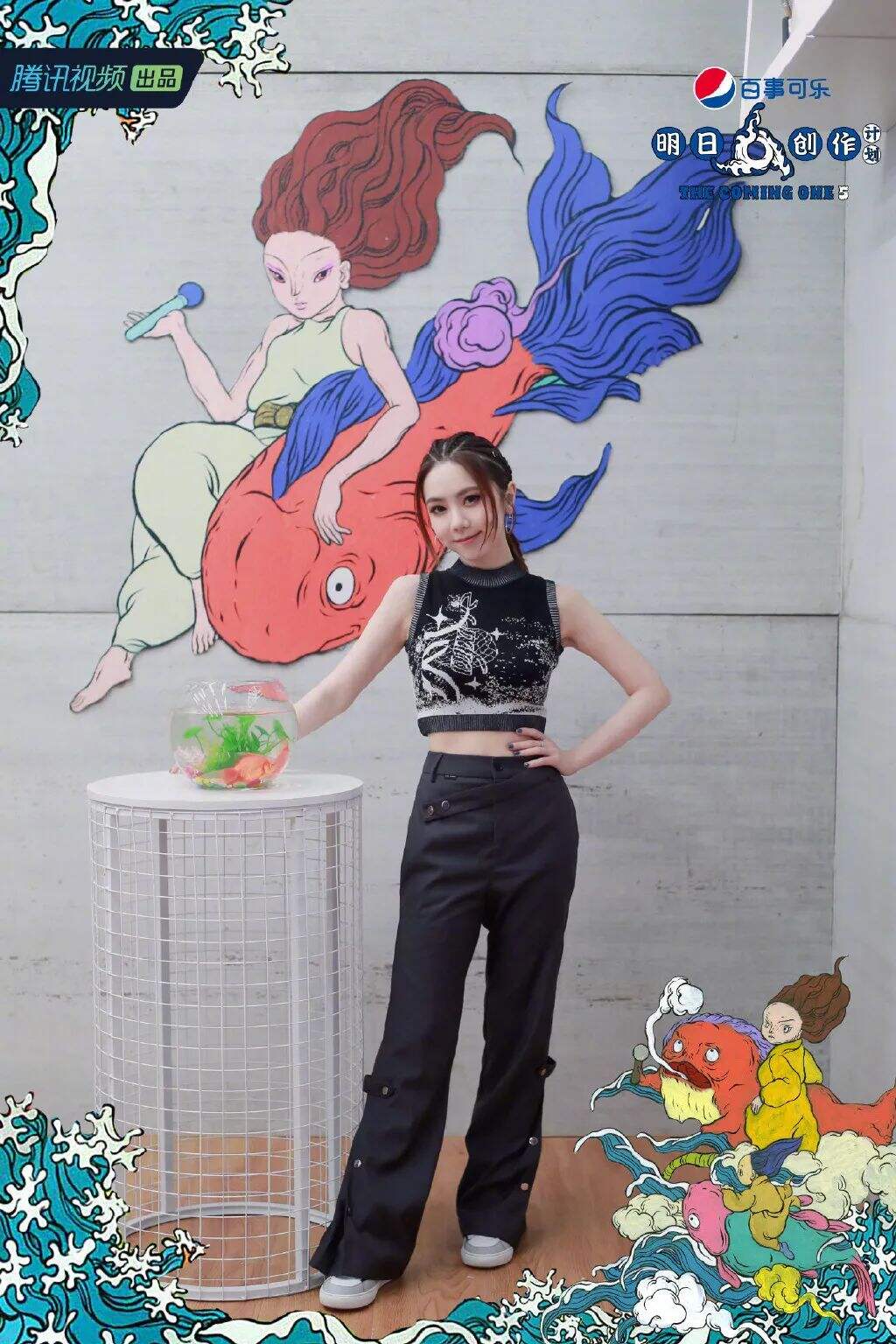 广告人干货库 五条人国风海报设计,配色有点大胆!-广告人干货库