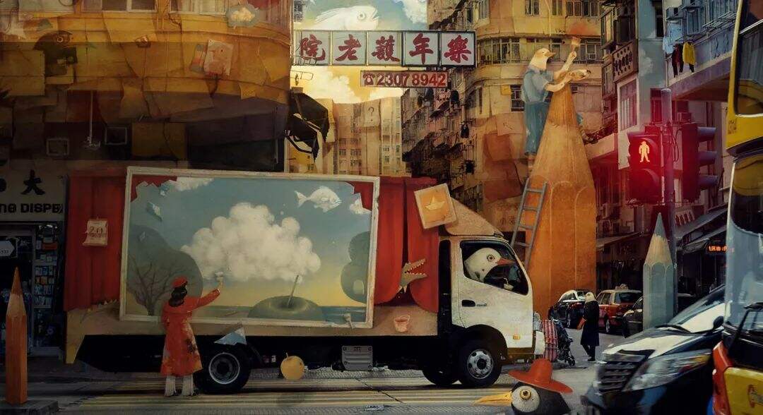 广告人干货库 Adobe插画比赛公布获奖作品,设计师是跪着看完的...-广告人干货库