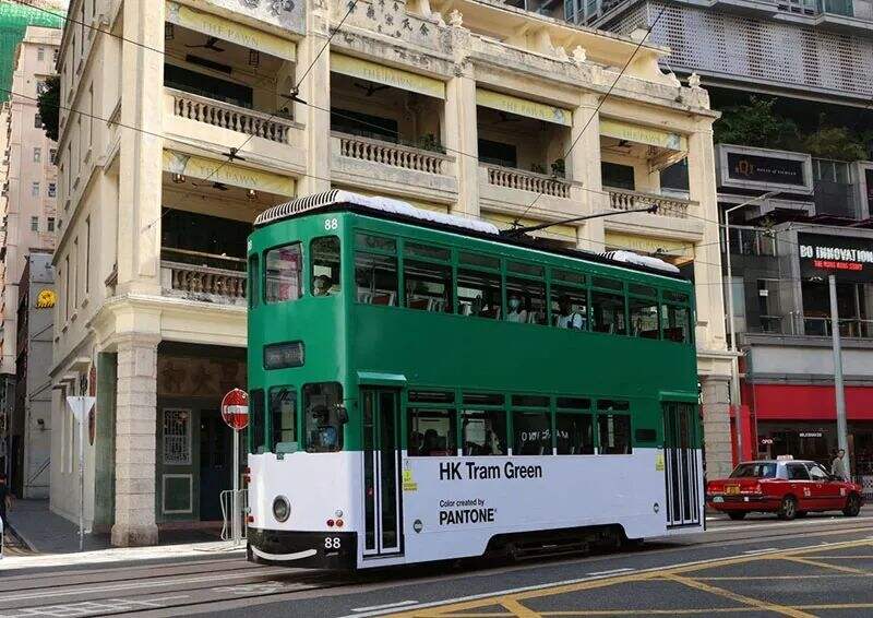 广告人干货库 PANTONE潘通发布香港“电车绿”,设计极度舒适!-广告人干货库
