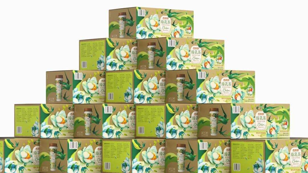 广告人干货库 香飘飘全新「臻乳茶」系列,用包装打造产品宣传点!-广告人干货库
