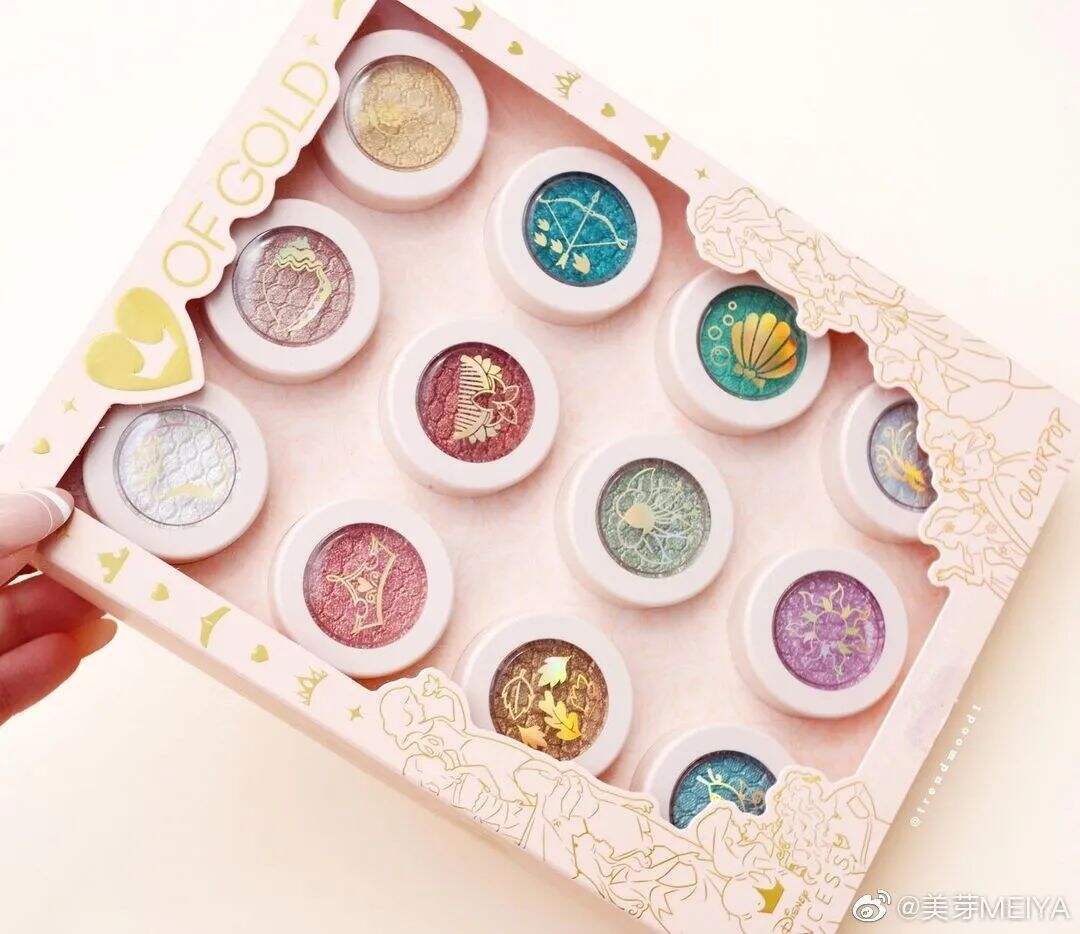 Colourpop X Disney公主联名眼影-广告人干货库