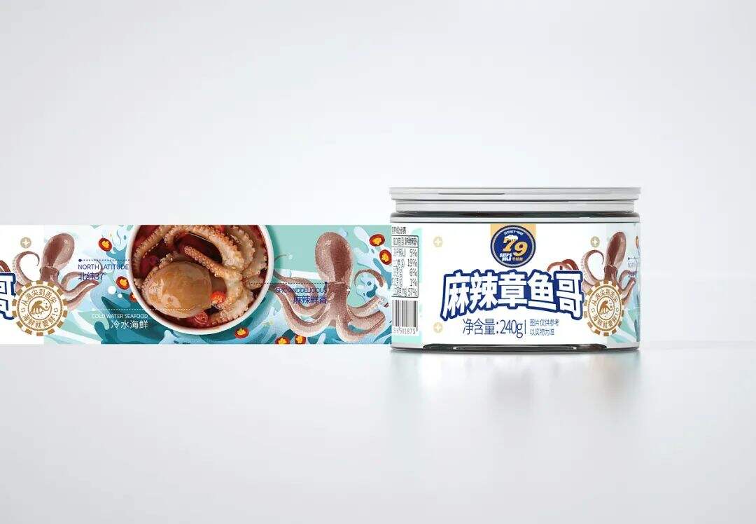 广告人干货库 除了新鲜,海鲜食品的包装设计也可以很诱人!-广告人干货库
