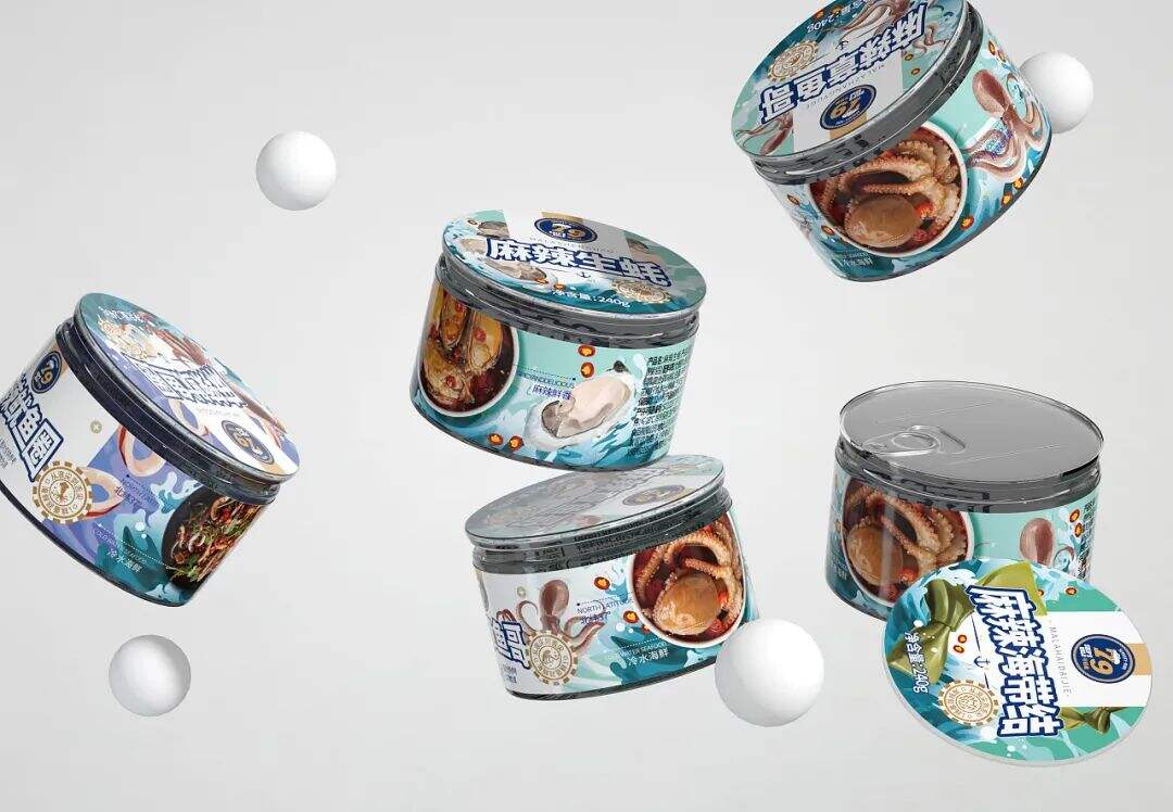 广告人干货库 除了新鲜,海鲜食品的包装设计也可以很诱人!-广告人干货库