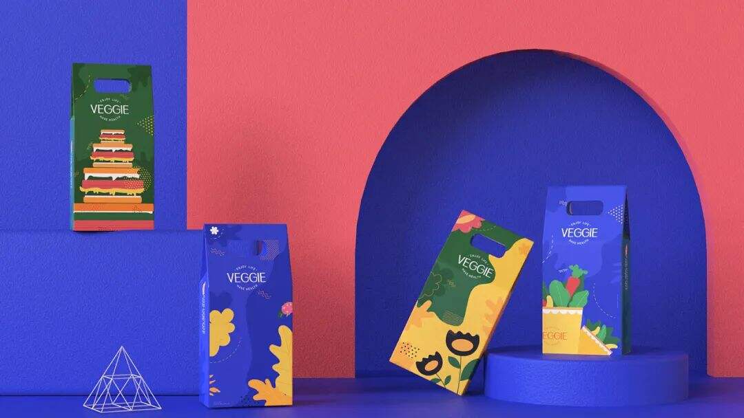 广告人干货库 用色丰富的轻食包装设计,也可以很清新啊!-广告人干货库
