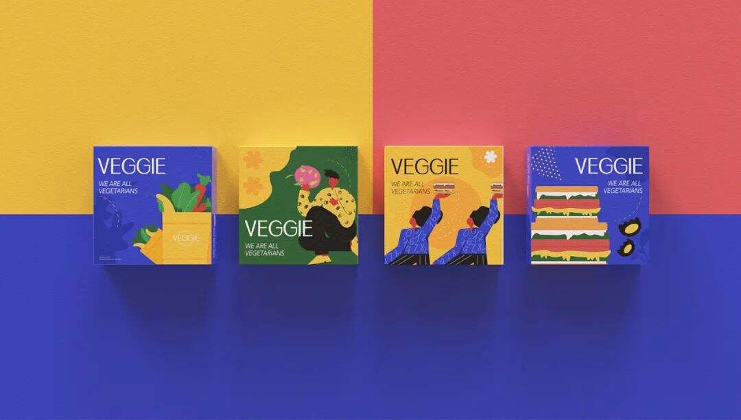 广告人干货库 用色丰富的轻食包装设计,也可以很清新啊!-广告人干货库