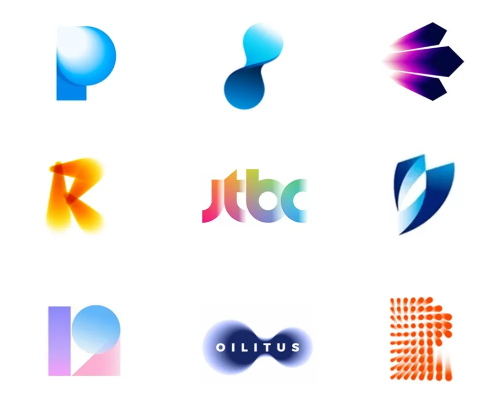 广告人干货库 新潮渐变色logo设计技巧和创意方式【建议收藏】-广告人干货库