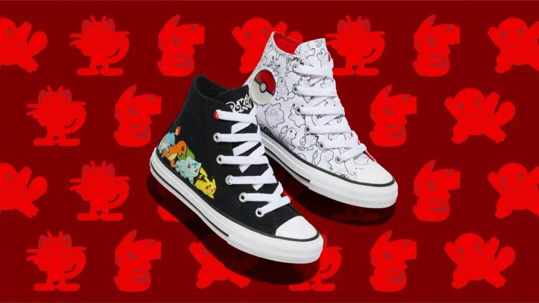 Pokémon x CONVERSE 将发布联名系列-广告人干货库