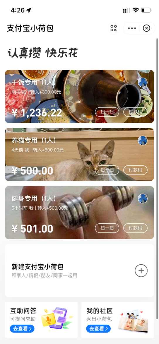 支付宝上线小荷包功能-广告人干货库