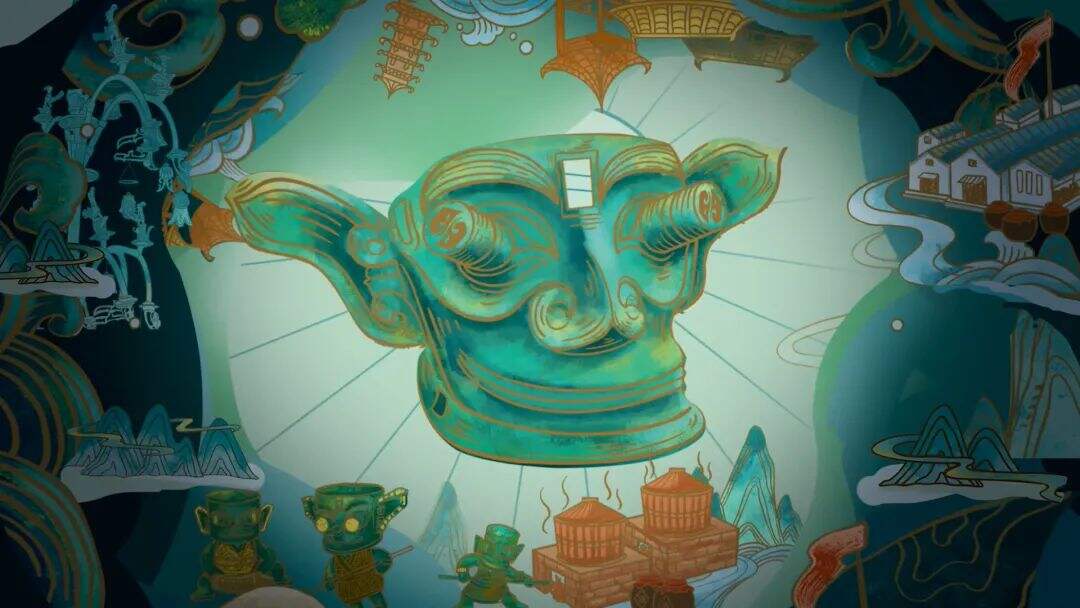 广告人干货库 上新了!剑南春联名三星堆,青铜面具的酒瓶包装好霸气!-广告人干货库