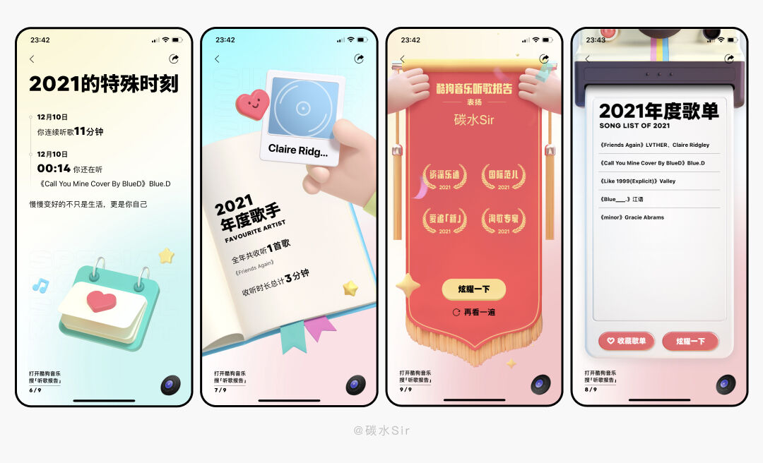 广告人干货库 2021年度听歌报告-网易云音乐、QQ音乐、酷狗酷我、全民K歌-广告人干货库