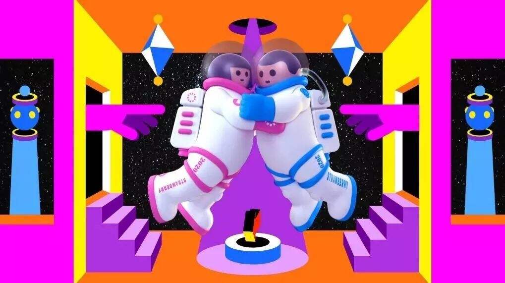 广告人干货库 2022年草莓音乐节主视觉公布!还推出虚拟音乐人,次元壁破破破破了!!!-广告人干货库