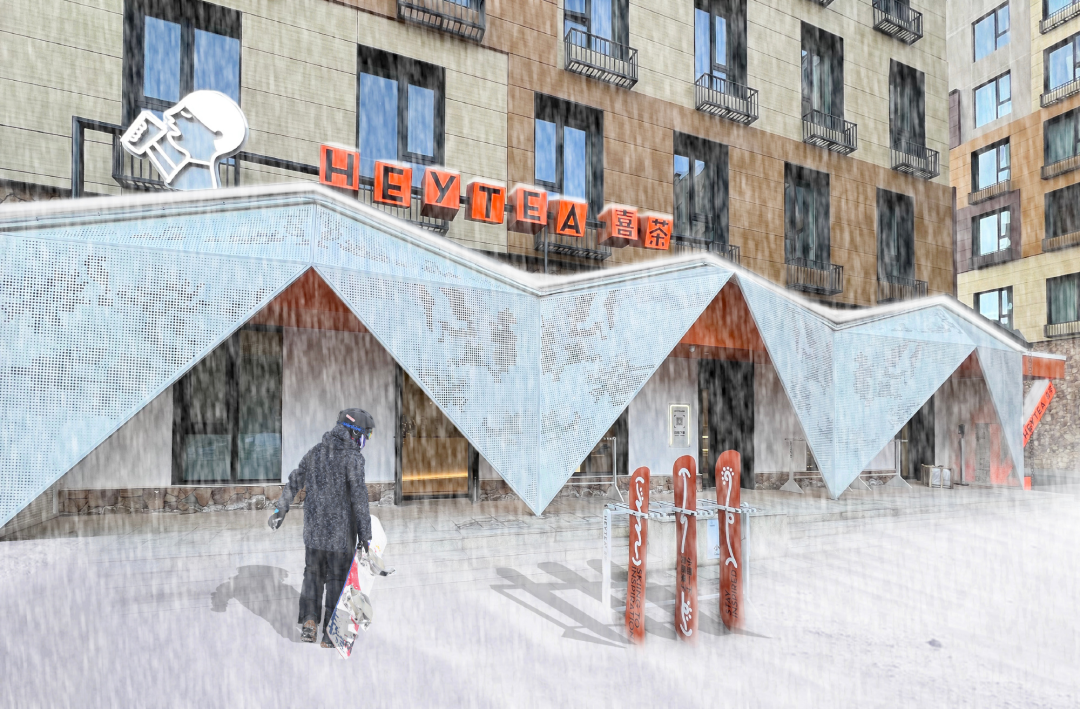 「喜茶」首家雪场店在张家口营业-广告人干货库