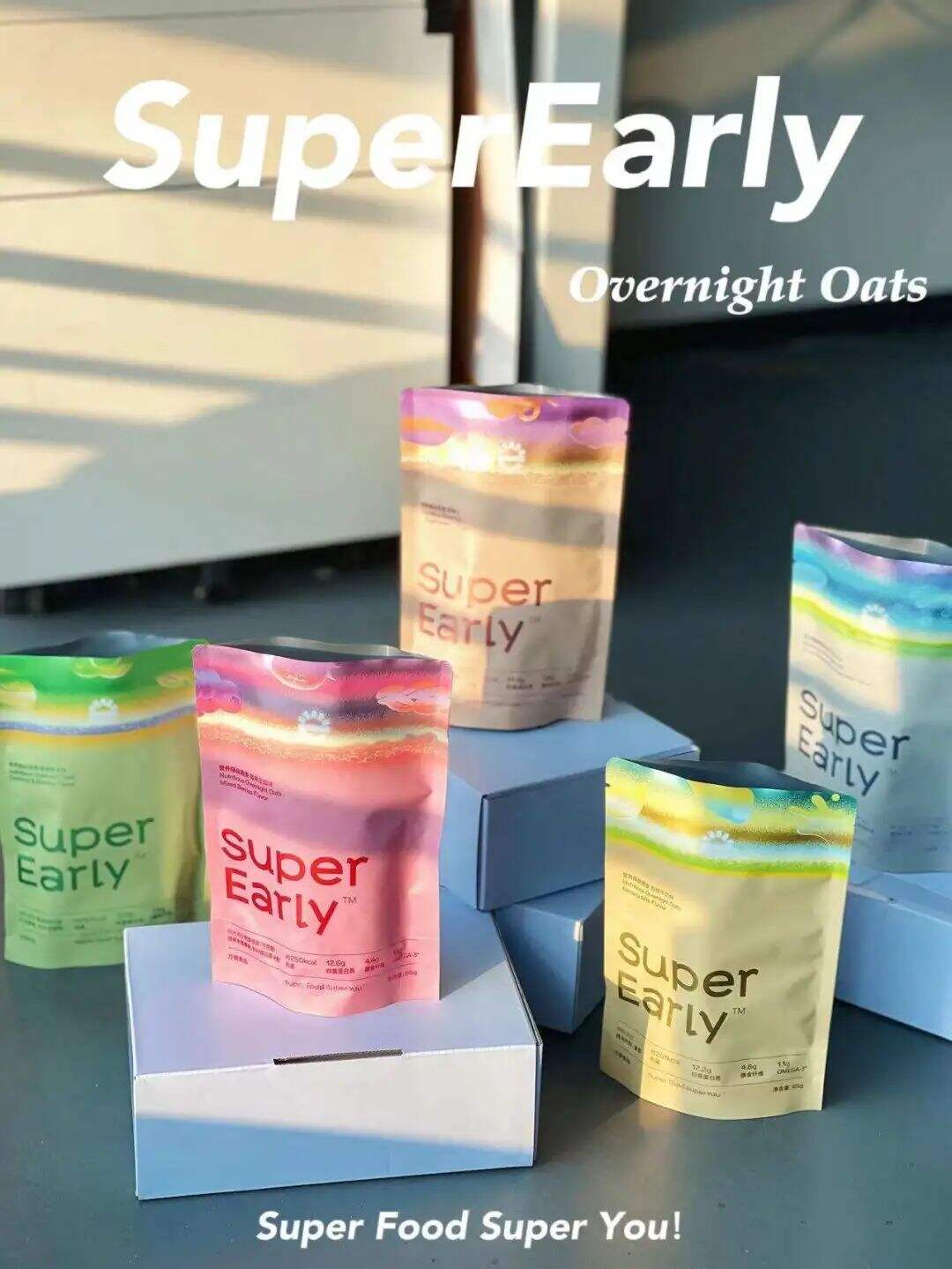 新锐营养麦片品牌Super Early上线隔夜燕麦-广告人干货库