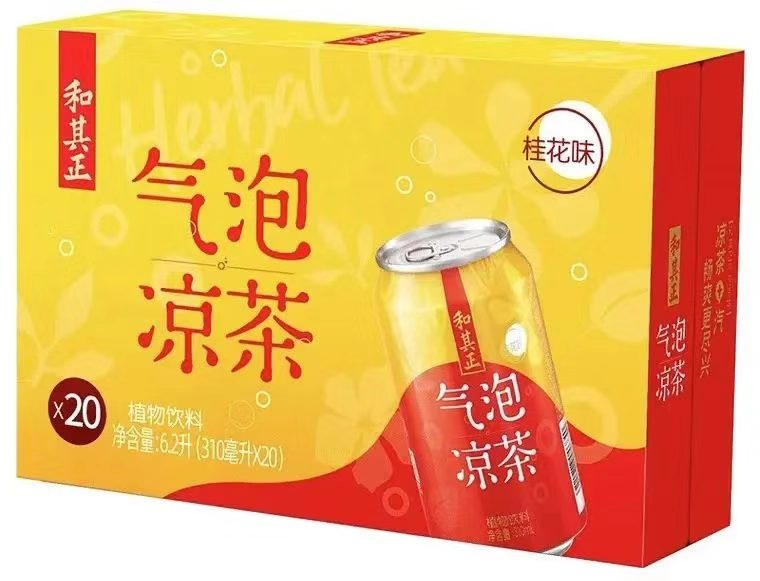 和其正开卖桂花味气泡凉茶-广告人干货库