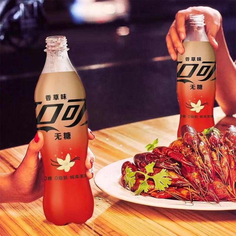 可口可乐上新香草味夏季限定汽水-广告人干货库