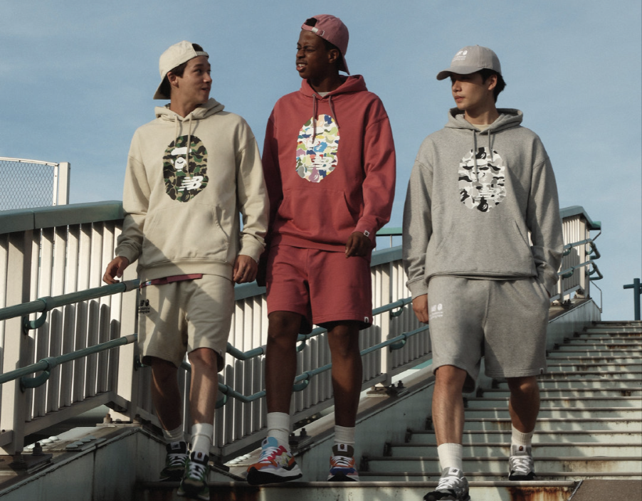 New Balance x  BAPE 推联名服饰系列-广告人干货库