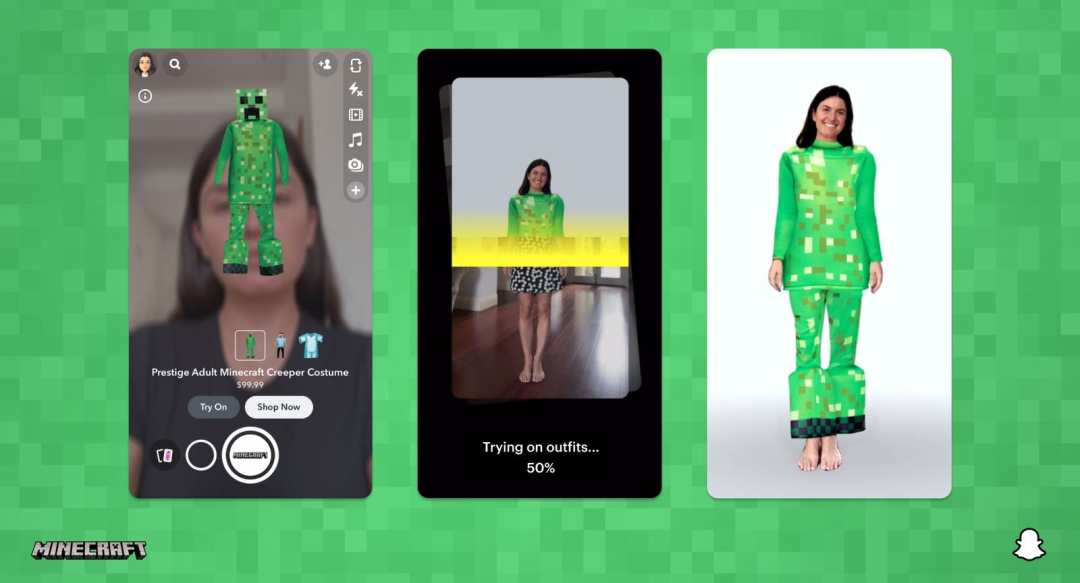 Snapchat 与 Disguise 合作推出万圣节服装 AR 试穿功能-广告人干货库