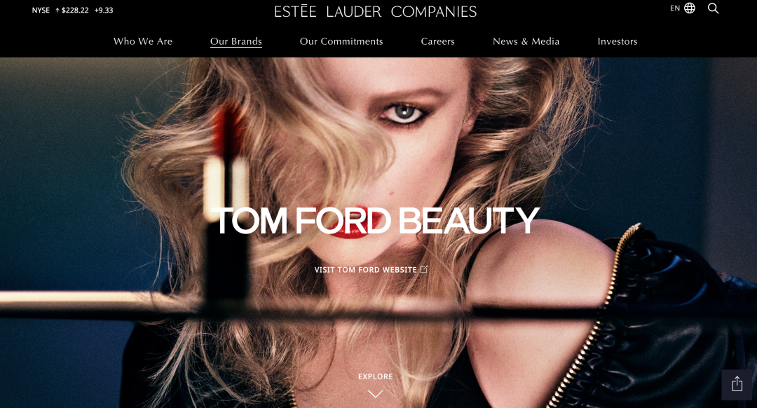雅诗兰黛以 28 亿美元报价赢得 Tom Ford-广告人干货库